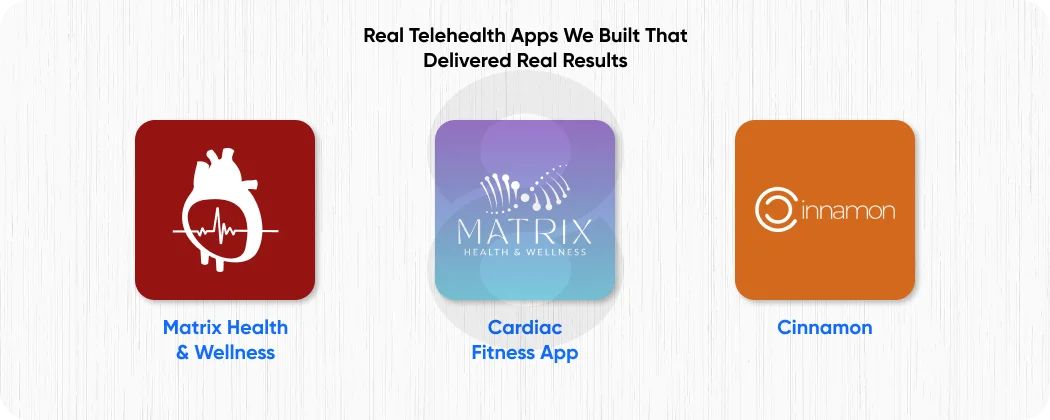 Real Telehealth Apps We Built That Delivered Real Results