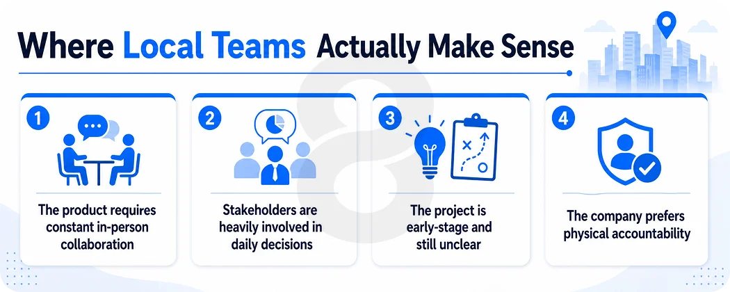 Where Local Teams Actually Make Sense