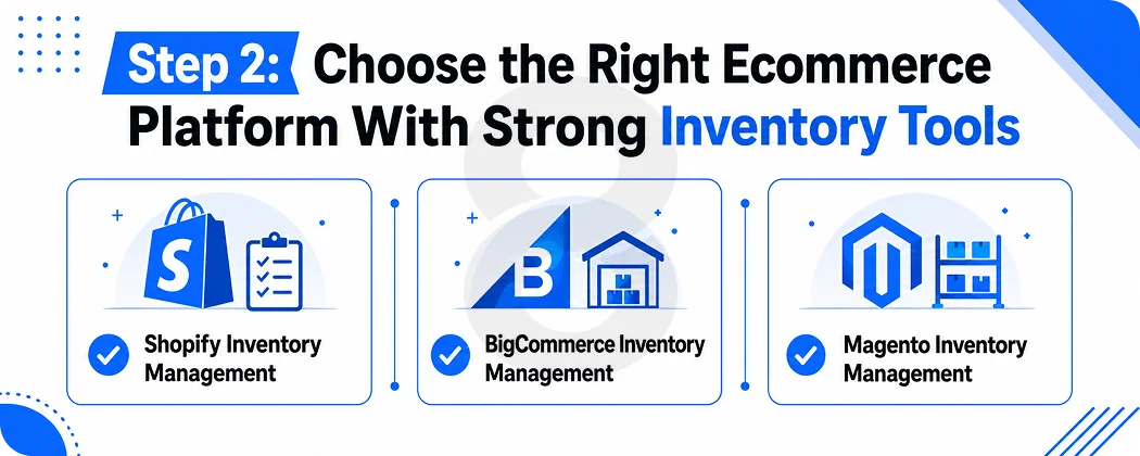 Step 2 Choose the Right Ecommerce Platform With Strong Inventory Tools