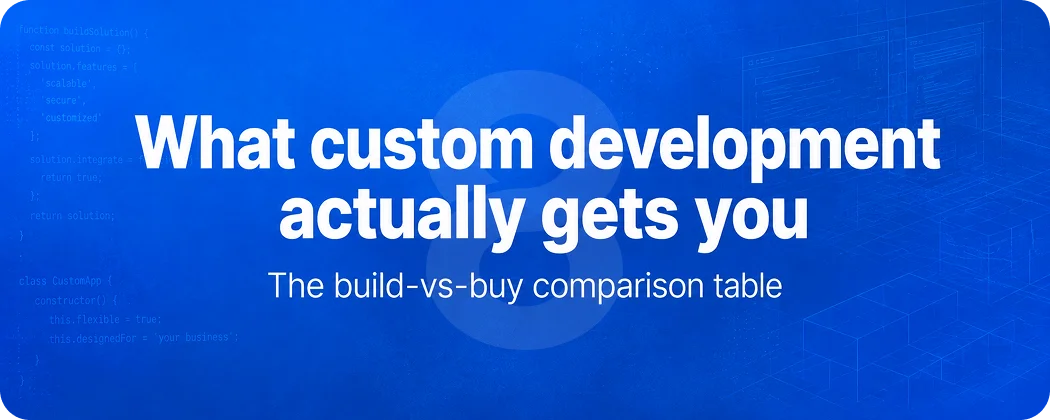 Custom vs Off-the-Shelf The Real Cost Breakdown