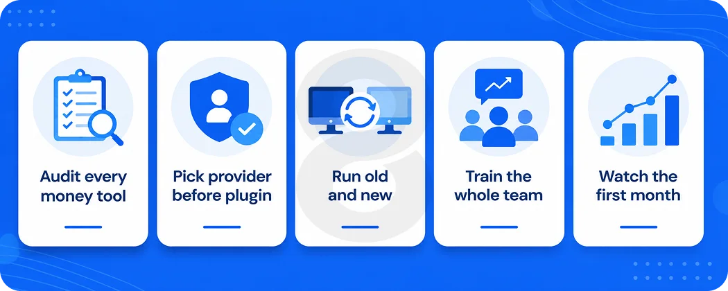 How to Implement Integrated Payments Without Downtime