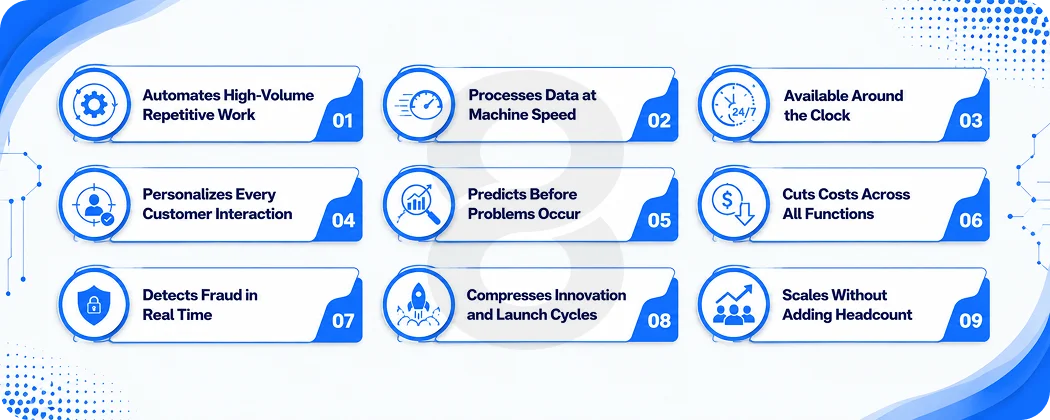 The 9 Core Artificial Intelligence Advantages