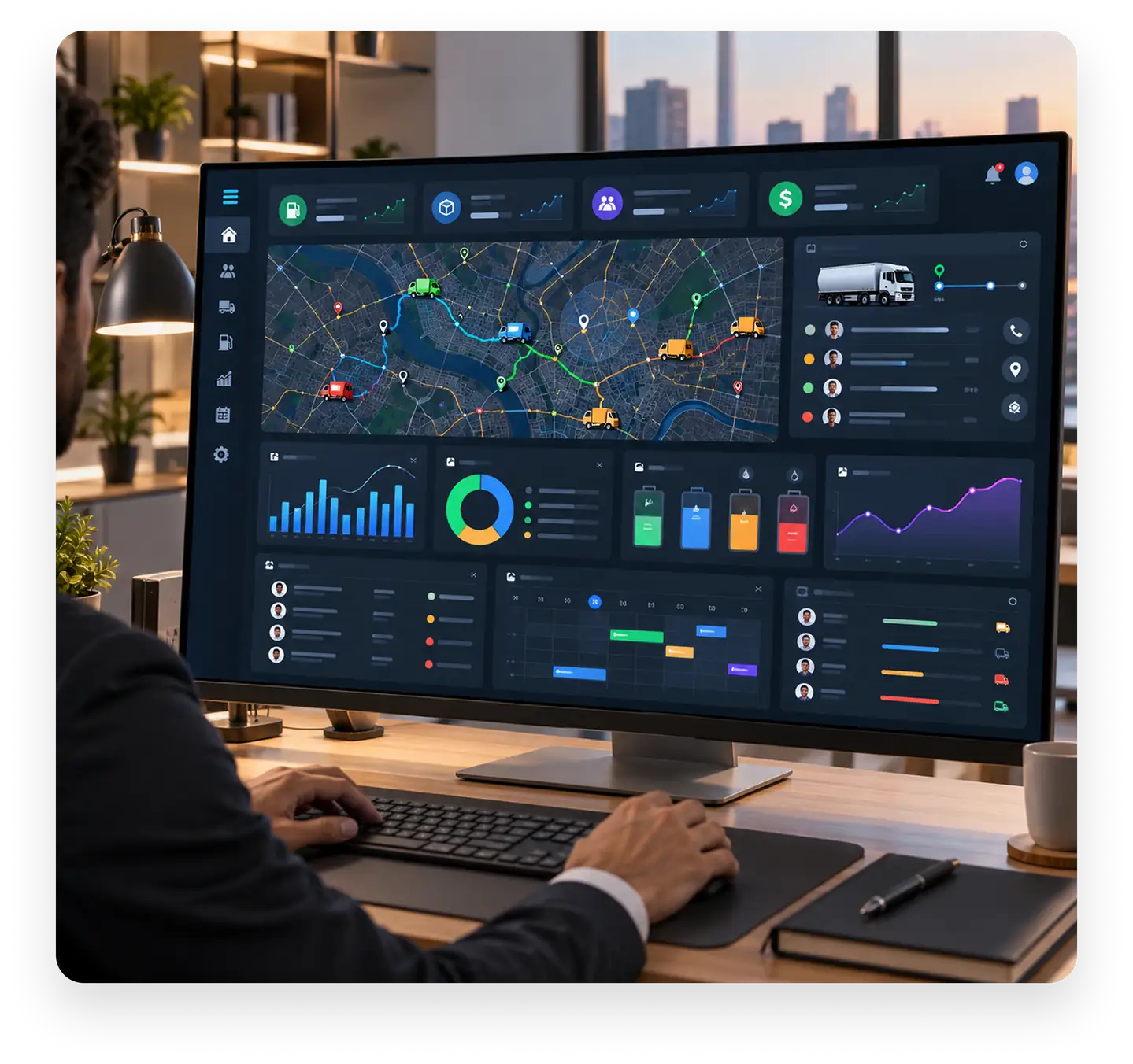 Admin Dashboard (Web-Based)