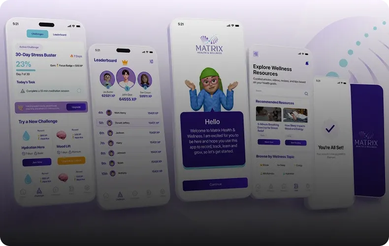 Matrix Health & Wellness App