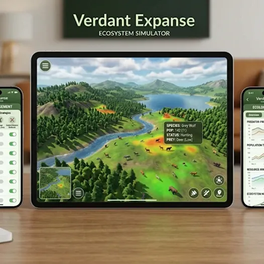Verdant Expanse: Ecosystem Simulator
